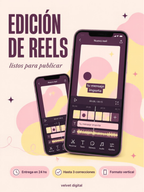 Edición de reels y videos para redes - Velvet Digital