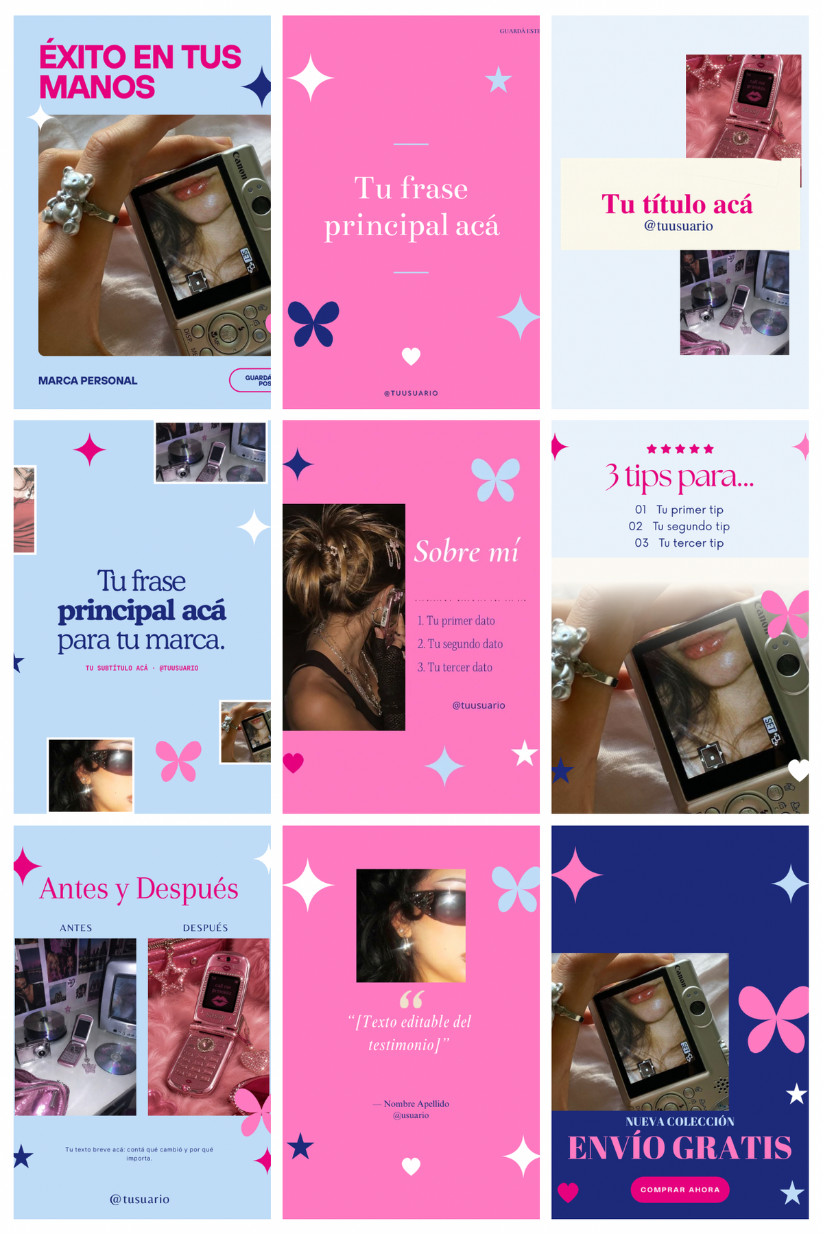 Pack Completo · +500 plantillas editables de Canva